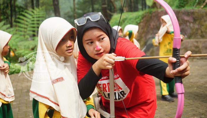 Outdoor Learning Outbound Anak di Pacet Trawas Mojokerto